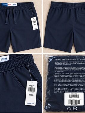 NWT Old Navy Jogger Built-In Flex 5” Shorts XXXL Navy
